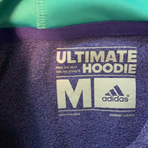 Women’s Medium Purple Adidas Hoodie - Picture 2 of 2